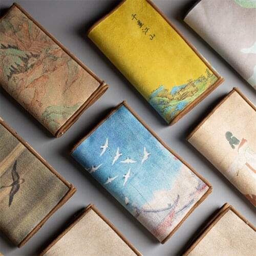 Chinese Suede High End Tea Towels Zen Thickened Tablecloth Creative Absorbent Tea Table Mats Kung Fu Tea Ceremony Accessories