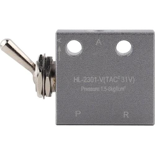 Switch Valve L2301 3 Position 2 Port Toggle Switch Pneumatic Mechanical Valve