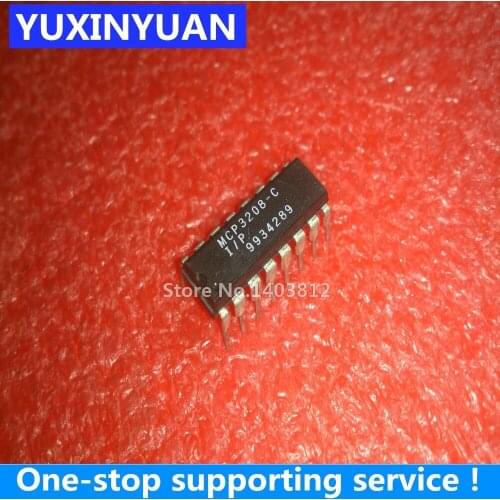MCP3208-C/IP MCP3208-CI MCP3208 DIP16 5PCS/lot