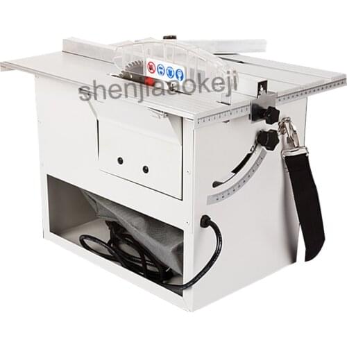 Multifunctional woodworking floor dust-free chainsaw sliding table saw Wood floor dust-free saw multi-function cutting machine