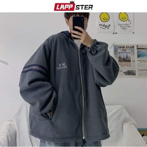 LAPPSTER Men Harajuku Patchwork Winter Jacket 2021 Autumn Thick Mens Japanese Streetwear Windbreaker Male Vintage Jackets Coats