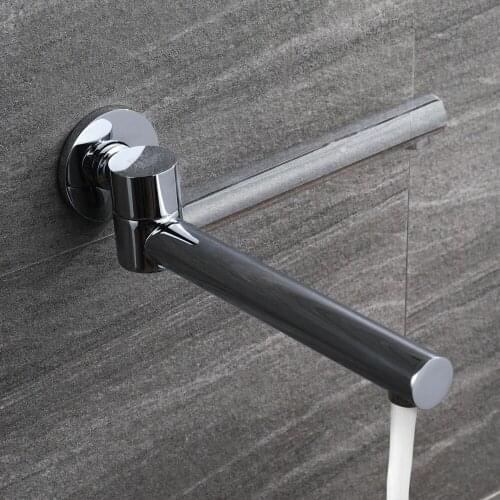 HIDEEP Wall Mounted Brass Chrome Bathtub Tap Bathroom Shower Faucet Spout Shower Set Accessories