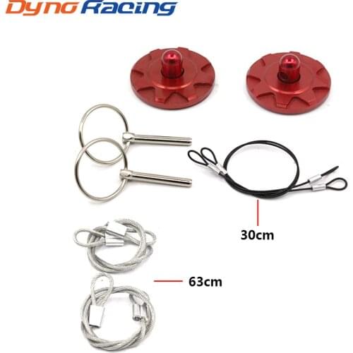 New Hood pin lock Quik Latch Billet Hood Pins lock Appearance Kit Red Blue Black Purple Gold Grey YC100809