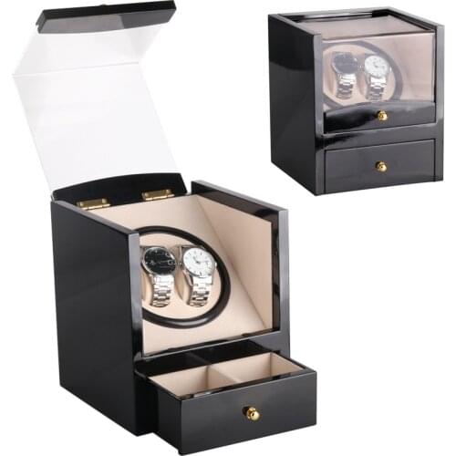 Luxury Electric Shaker Watch Winder Storage Box Mechanical Watch Display Box Single Motor Box Automatic Winding Collection Box