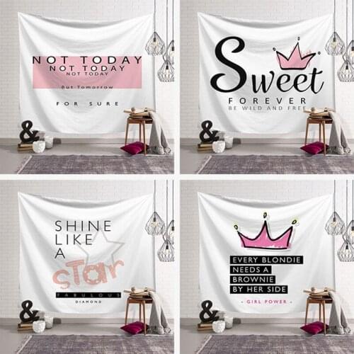 Northern European style for young girl Tapestry Wall Hanging Beach Towel Background Cloth Polyester Thin Blanket Yoga Shawl Mat
