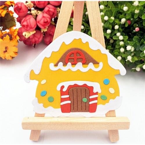 Snow House Carbon Steel Cutting Die Embossing Stencil Template Mold DIY Paper Art Craft Scrapbook Bookmark Greeting Card