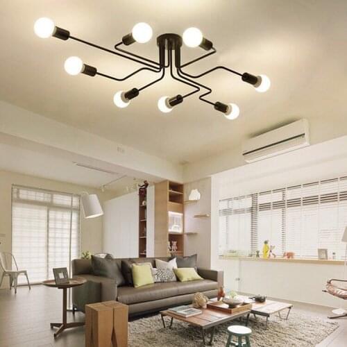 Modern Ceiling Lamp LED Chandelier Nordic Dining Room Bedroom Store Home Industriele Modern Vintage Loft Decor Hang Light tree