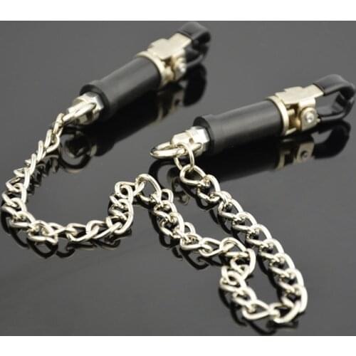 Adult Games Breast Stimulators Clip Metal Chain Nippe Clamps Sex Toys For Couples Slave Fetish BDSM Bondage Sex tools