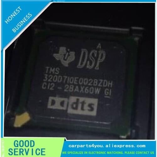 TMS320D710E002BZDH TMS320D710E002 car audio amplifier ECU computer Board vulnerable chips BGA Cpu DSP 320D710E002BZDH AMP ICs