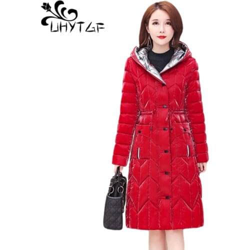 UHYTGF Middle-Aged Elderly Autumn Winter Sweaters Jacket Women Fashion Embroidered Knit Cardigan Female Coat Plus Size Tops 1926