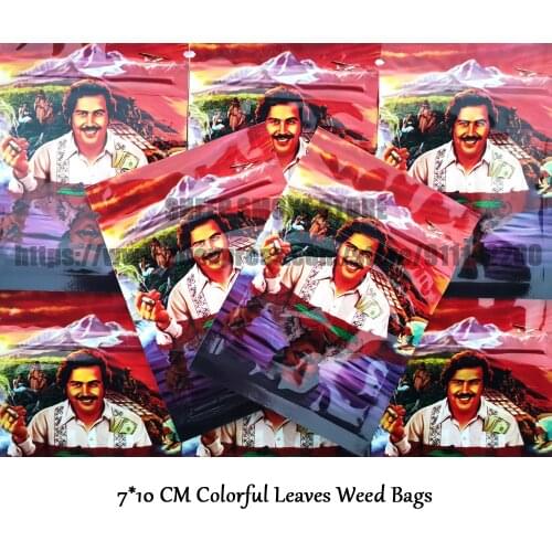 TOP Quality 7*10 CM Cool Man Funny Package Bags With Window Tobacco Food Storage Bags Custom Logo Package Gifts Wholesale