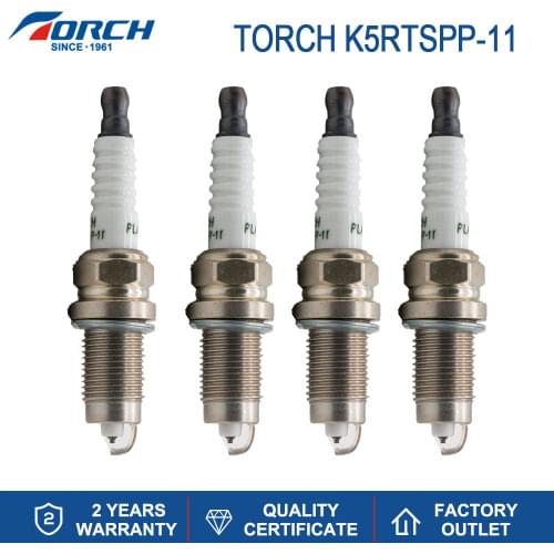 Candle Replacement for NGK IZFR6H-1s1 Double PLATINUM Spark Plug TORCH K5RTSPP-11 Denso IK16TT Champion OE176 Bosch 52 4-8PCS