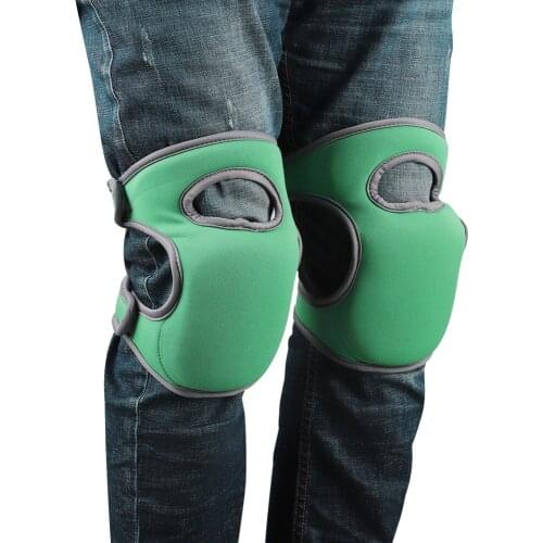 Protective Cushion EVA Flooring Enhanced Double Stitch 51x23x4cm Soft Cleaning Green Knee Pads