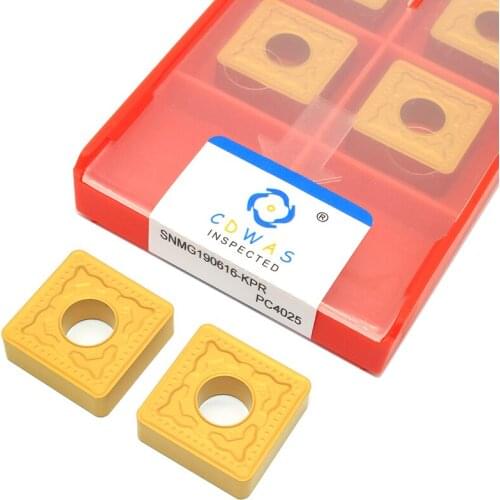 10PCS SNMG190616 KPR PC4025 External Turning Tool High Quality Carbide Inserts SNMG 190616 CNC Lathe Cutter Tools For Steel
