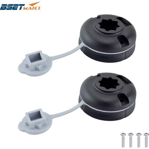 2PCS Canoe Kayak Star Mount Base Inflatable Boat Sea Fishing Rod Support Holder Pole Rack Mount Base Tackle Fishing Kit