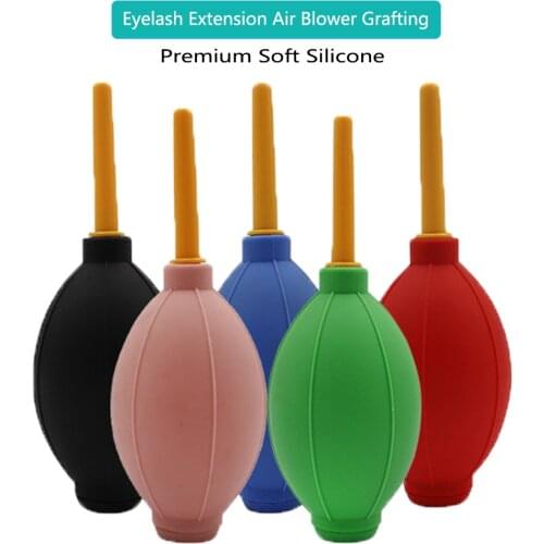 2 Pcs Silicon Air Blower for Eyelash extensions Glue Dryer Air Blower quick drying odorless non-toxic Grafting Blower Dryer Tool