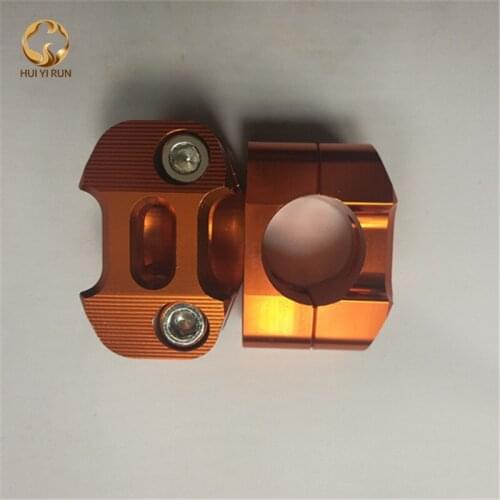Aluminum Motorcycle Dirt Bike Handle Bar Mount Fat Bar Adapter Handlebar Mounts Riser Clamp