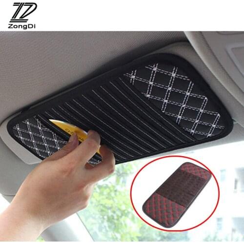 ZD 1Pc Car CD clip sun visor CD clip for Lada granta vesta Renault duster megane 2 BMW e46 e39 e36 e90 Audi a4 b6 accessories
