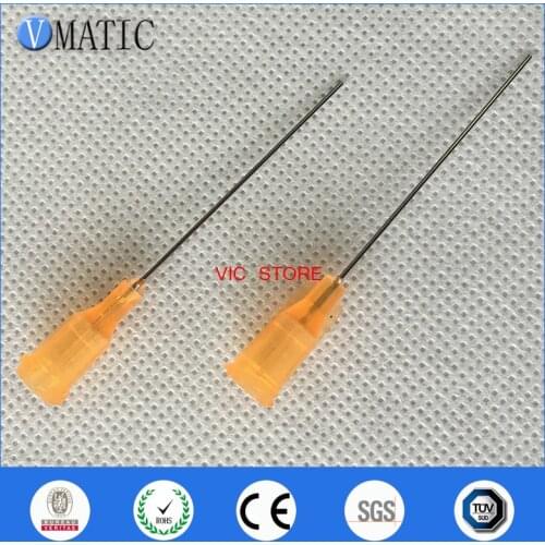 Free Shipping Quality Assurance 100Pcs 1.5'' 23G Te Premier Dispensing Tips Dispenser Needles 1-1/2 Inch