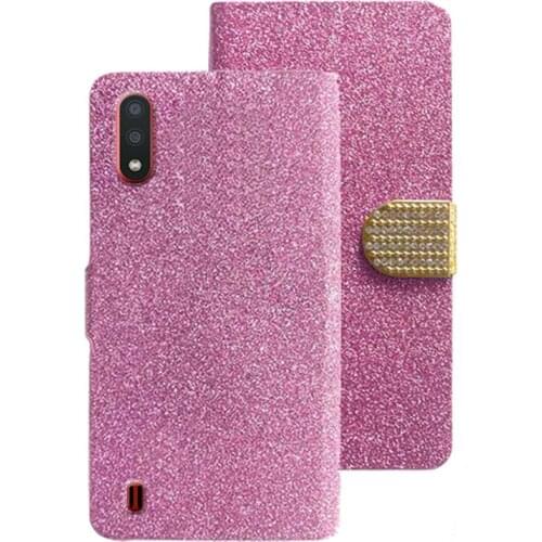 Flip Case For Samsung Galaxy M01 Phone Cover Leather Magnet Stand Wallet Capa For Samsung M01 SM-M015F Protective Shell Funda