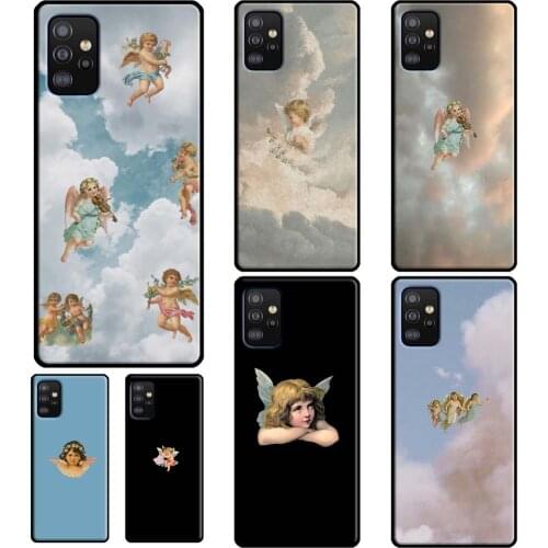 Renaissance Angel Aesthetic Case For Samsung A50 A70 A40 A10 A20 A30S A02S A41 A51 A71 A12 A32 A42 A52 A72 A20e A21S