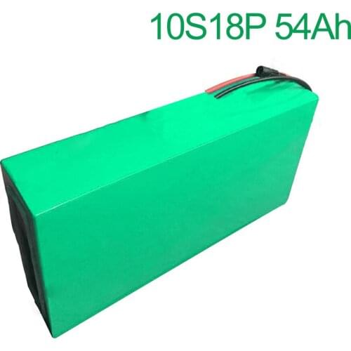 36V 54Ah 10S18P 18650 Li-ion Battery Pack E-Bike Ebike electric bicycle 42V 345x195x70mm