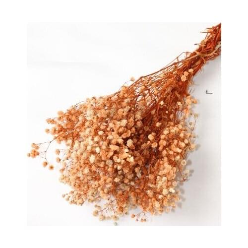 Artificial Dry flower Bundle Quick-frozen Cipso Orange And White decoration artificial flower искусственный цветок