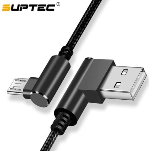 SUPTEC 3A Micro USB Cable Cord Nylon Braided Fast Charging Data Charger Cable for Android Samsung Huawei Xiaomi Microusb Cable