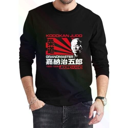 Master Jigoro Kano Kodokan Judo Martial Art LogoT-Shirt 2021Newest Summer Mens Long Sleeve Popular Tees Shirt Tops Novel Unisex