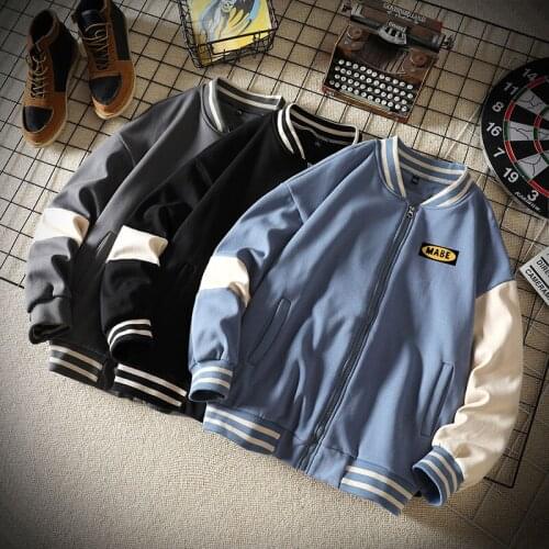 Goth Patchwork Baseball Jacket Coats Men Baseball Coats Brand Fashion Casual Loose Unisex Harajuku Japanese Style Bomber Jackets