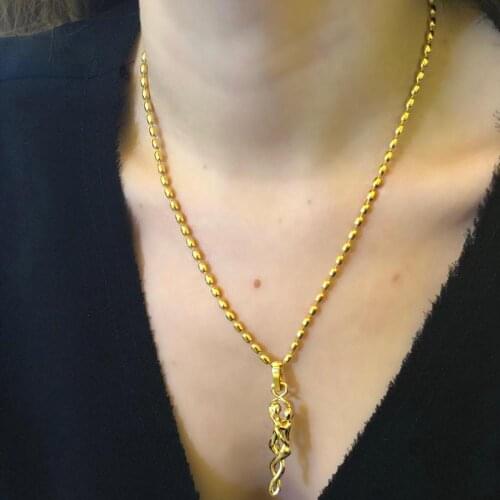 GULCE DERELI, SOULMATE SYMNBOL NECKLACE, LOVE NECKLACE, CHAIN NECKLACE, GIFT BOX, GOLD/SILVER PLATED