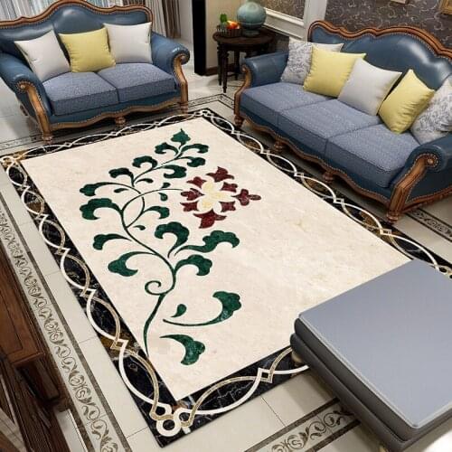 Luxurious Europe Type 3D Printed Carpet Hallway Doormat Geometry Marble pattern carpets for living room rugs Home Floor Mat/Rug