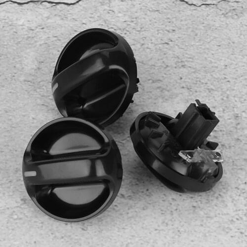 3 PCS/ Set ABS Car Heat Air Conditioner A/C Control Fan Knob Switch for Toyota Tundra 2000 2001 2002 2003 2004 2005 2006