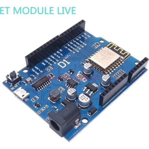 MH-ET LIVE Smart Electronics ESP-12F WeMos D1 WiFi uno based ESP8266 shield for arduino Compatible IDE