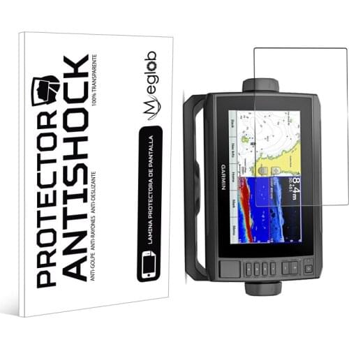 Screen protector Anti-Shock Anti-scratch Anti-Shatter compatible with Garmin echoMAP Plus 65cv