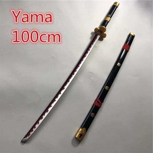 1:1 SSR Yama magic sword Weapon Cosplay Armed Katana Espada Wood Ninja Knife Samurai Sword Prop Toys For Teens 100cm