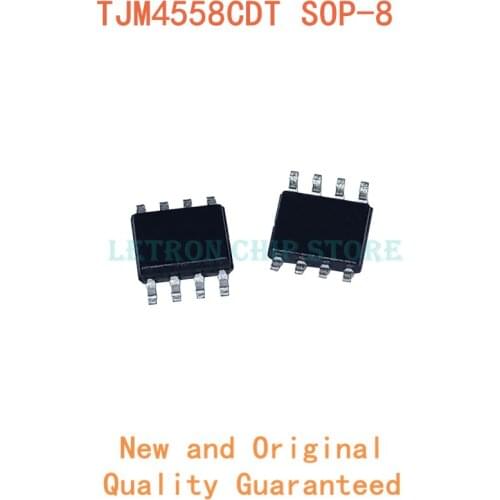 10PCS TJM4558CDT SOP8 C4558 SOP-8 TJM4558C SOP TJM4558 SOIC8 SOIC-8 SMD new and original IC