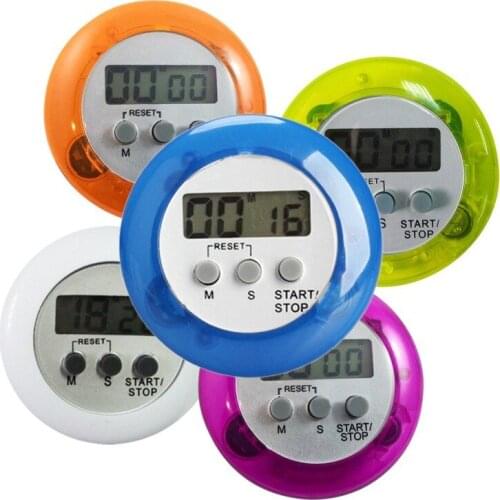 10 X Mini Digital LCD Kitchen Cooking Countdown Timer Alarm with Stand For Kitchen Home