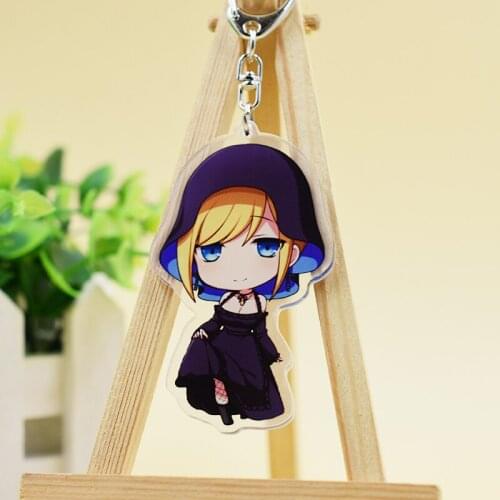 Anime The Duke of Death and His Maid Bocchan Alice Rob Cosplay Acrylic Figure Keychain Charm Bags Phone Pendant Keyring Toy Gift