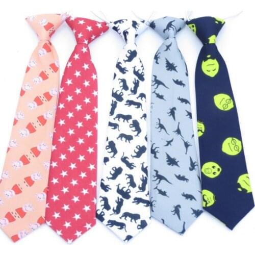 5pcs/lot Baby Bowtie Boys Girls Cartoon Elastic Adjustable Necktie Children Tie Kids Tie Casual Neck Ties Narrow Skinny Cravate