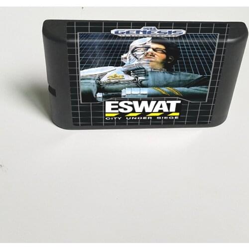 Eswat City Under Siege - 16 Bit MD Game Card for Sega Megadrive Genesis Video Game Console Cartridge