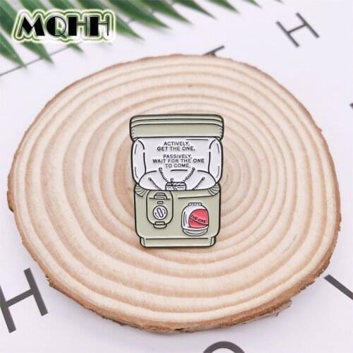 Cartoon Creative Game Machine Toy Enamel Brooch Alloy Badge Denim Clothes Bag Pin Cute Sweet Woman Jewelry Accessories Gifts