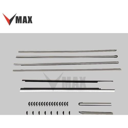 New product material in stainless steel car accessories window trims for V class W447 vito v250 v260 side molding trims 2016