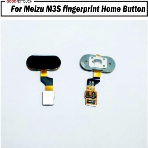 Original For Meizu M3S fingerprint Home Button fingerprint ID finger print Flex Cable button Accessories Replacement parts