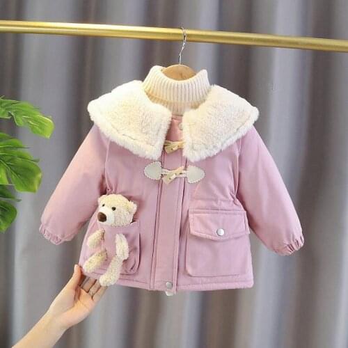 Girls winter coat with fleece