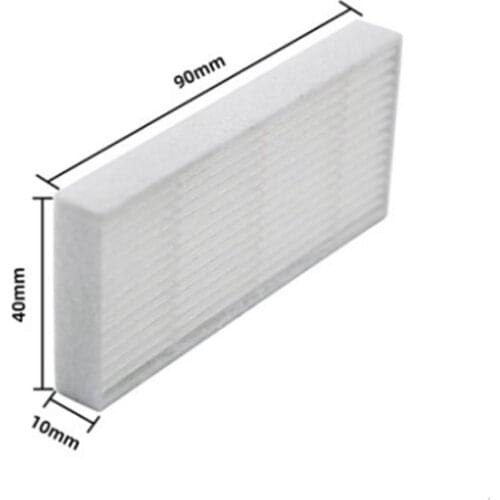 5pcs/lot 90mm*40mm*10mm Robot Vacuum Cleaner HEPA Filter for Midea Robotic Vacuum Cleaner Parts Accessories Filter Replacement