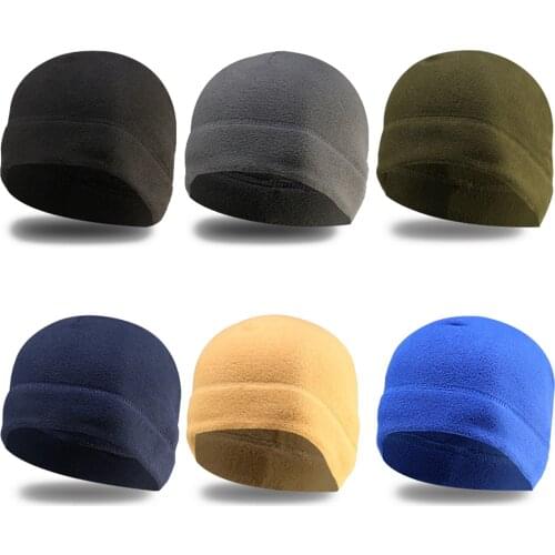 Outdoor Sport Cycling Cap Winter Warm Fleece Ski Cap Running Skiing Hat Men Women Bike Bicycle Cap Hat