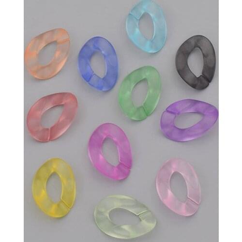 20*30mm Acrylic Chain For Handbags Resin Color Chain Buckle DIYFashion Colorful Women Bag Accessories Shoulder Strap Belt