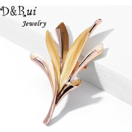 2020 Metal Brooches for Women Designer Vintage Pins Enamel Leaf Brooch Pin Party Casual Jewelry Badges Christmas New Year Gifts