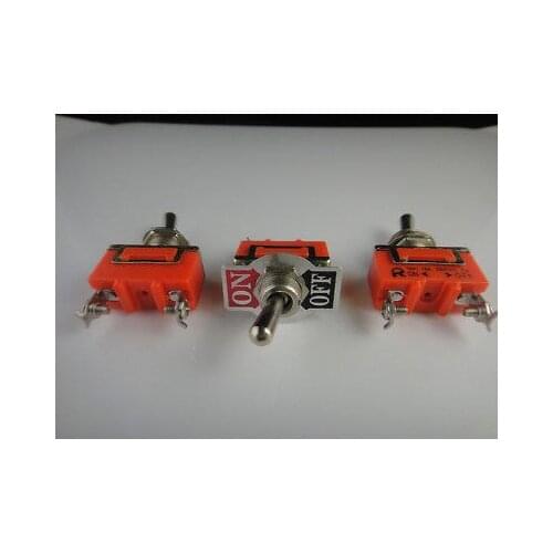 5pcs 2-Pin Industrial Toggle Switches 15A 250V